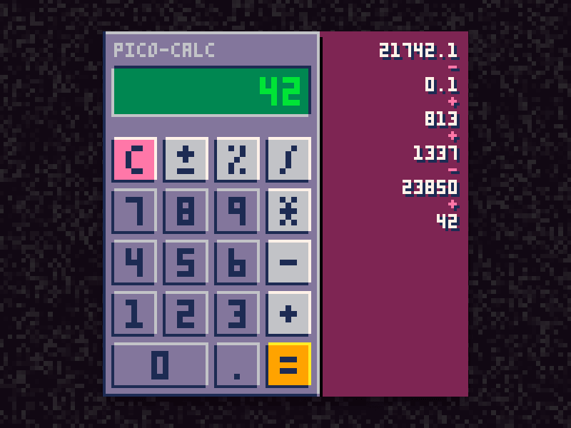 #004 — Calculator / Pico-8